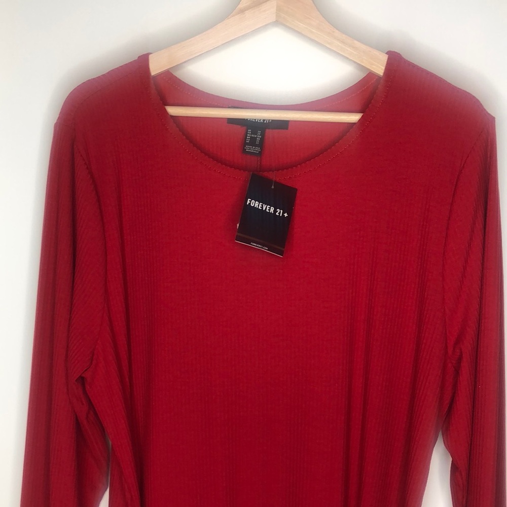Red Long Sleeve Dress